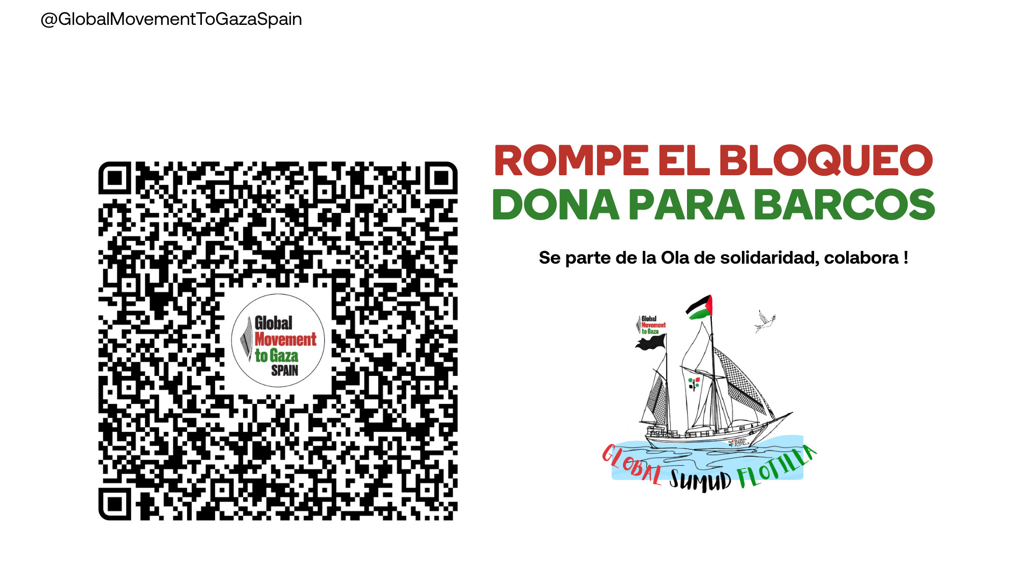 Dona a Global Sumud Flotilla